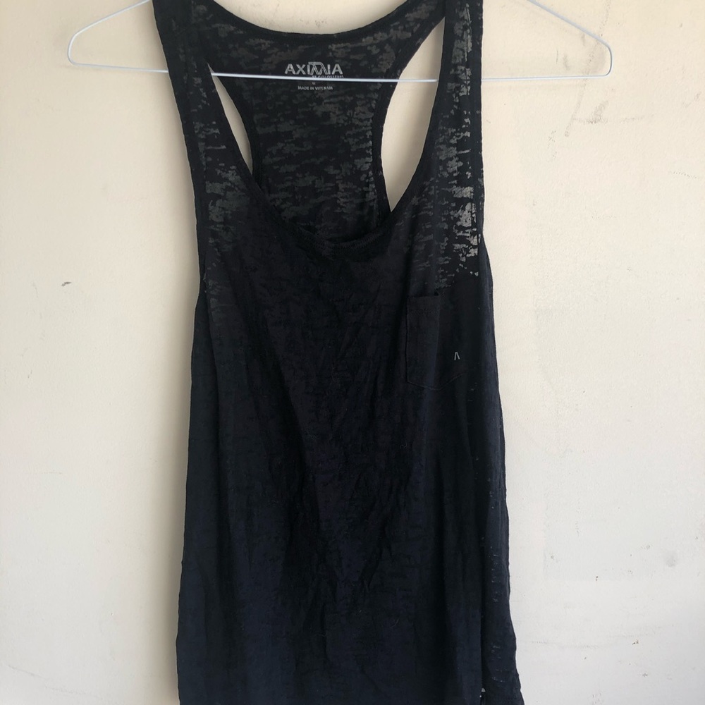 Black tank top